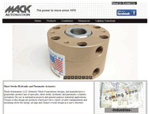 Tablet Screenshot of mackcorp.com